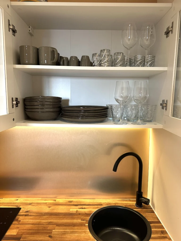 Living e cucina – Suite del Pittore
