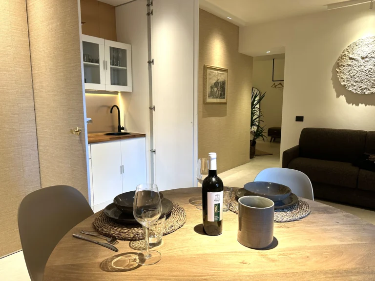Living e cucina – Suite del Pittore