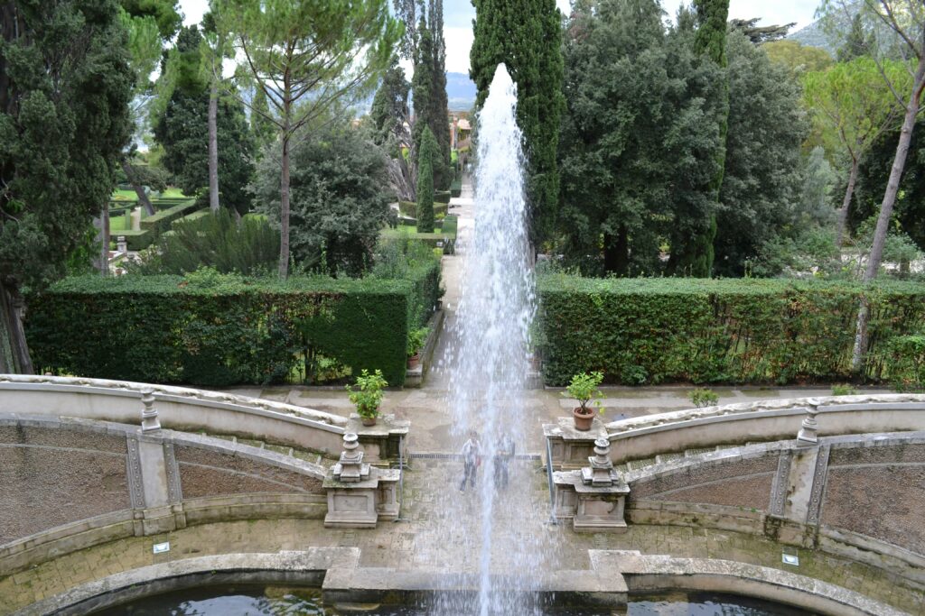 Giochi d'acqua a Villa d'Este